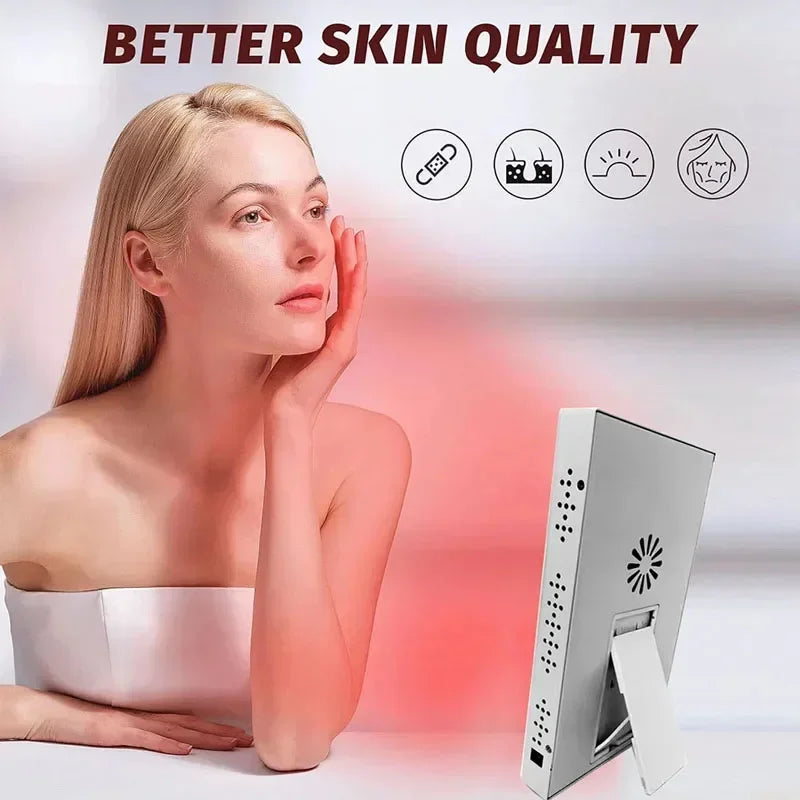 NEW LED Red Light Therapy Panel Lamp for Facial Anti Aging Skin Care Beauty 660nm& 850nm Light Body Pain Relief Physical Therapy