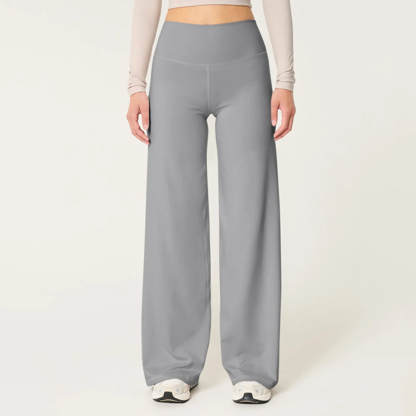 Wide Leg Pants For Women Yoga Pants High Waist Sweatpants With Pockets Stretch Pants Comfy Workout Sports Sweatpants Leggings