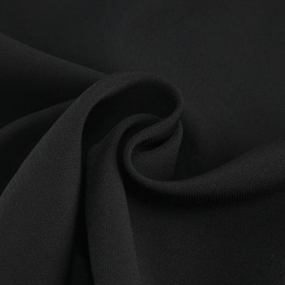 Elegant Women's Black Blazer Suit with 3D Floral Sleeve Embellishments Satin Lapel Slim Fit Two-Piece Set for Formal Party Wear