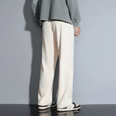 Contemporary Men's Fashion Trousers Loose Silhouette Trendy Drawstring Detail Suited for a Variety of Occasions Comfort