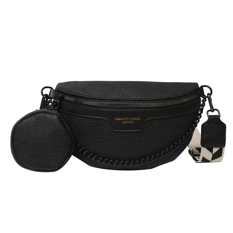 Designer Woman Chest Pack Retro Embroidery Belt Bag Coin Purse Luxury Lady Waist Bag Fashion Brand Shoulder Crossbody Chest Bags