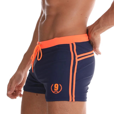 Hot Swimwear Mens Breathable Swimsuits Man Swim Trunks Boxer Briefs Sunga Swim Suits Maillot De Bain Beach Shorts