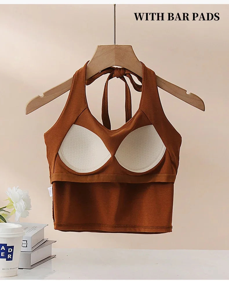 Underwear Women No Steel Gathering Anti-Sagging Camisole Vest Female Bustier Bustier Wrap Soft Breathable With Bra Pads 3Pcs