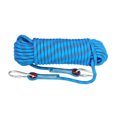 Tomshoo 10mm Rock Climbing Rope 10M/20M/30M Outdoor Static Rapelling Rope for Fire Rescue Safety Escape Climbing Accessories