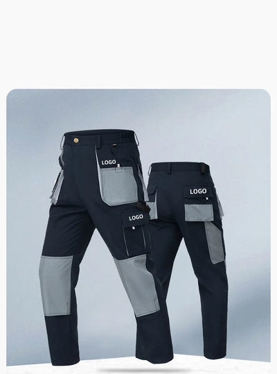 Work Trousers Working Pants For Men Cargo Pants Men Workwear Multi-pocket Outdoor Hiking Joggers Pants Functional Pockets Pants