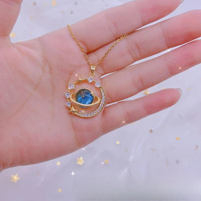 Collares Para Mujer Delicate and Beautiful Starry Pendant Necklace With Micro-Inlaid Zirconium Luxury Pendants Кулон