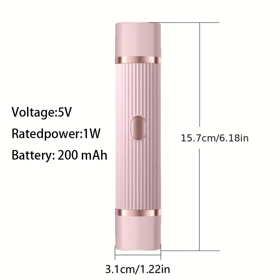 Two in one women's electric shaver - suitable for eyebrows, face, legs, and armpits, portable wet and dry hair remover