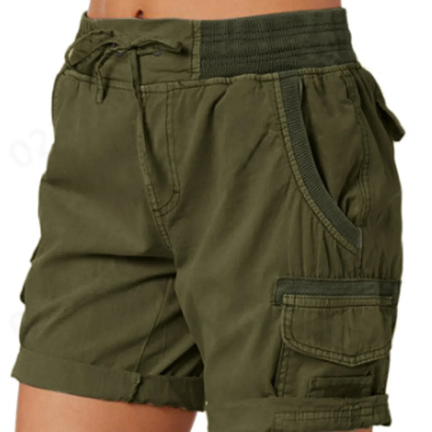 Women's Cargo Shorts Summer Multi Pockets Quick Dry Shorts Hiking Travel Golf Fishing Stretch Lightweight Female Shorts