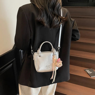 2025 Unique Women's Handbag Designer Shoulder Purse Minimalist Bucket & Square Bag Versatile Crossbody for Work