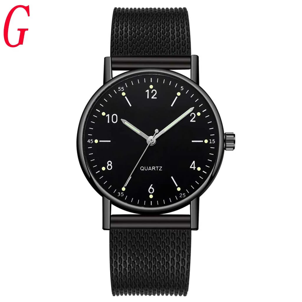 Women'S High-End Quartz Watch Casual Non-Waterproof Stainless Steel Luminous Dial Leather Steel Ladies Watch Luxury Fashion