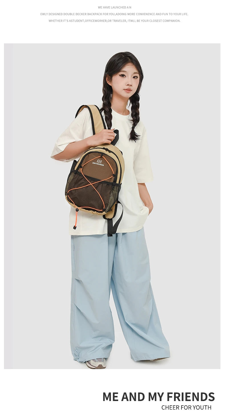 Outdoor leisure and sports backpacks. They are lightweight backpacks suitable for travel, cycling, hiking, and mountaineering, w