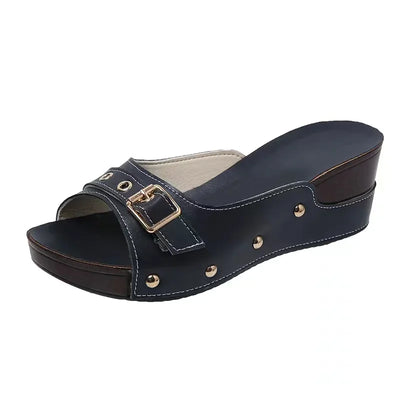 Women Sandals 2023 Fashion Wedges Shoes For Women Slippers Summer Shoes With Heels Sandals Flip Flops Women Beach Casual Shoes