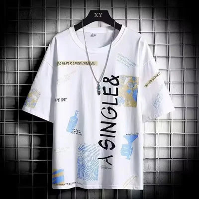 Men New T Shirt  Fashion Novelty  T Shirt   Tops Shirts Tee T-Shirt Crew Neck Streetwear Retro Style Multiple Colors Available