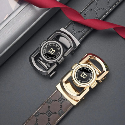 Leather Belt For Men Designer Alloy Buckle Waist Strap