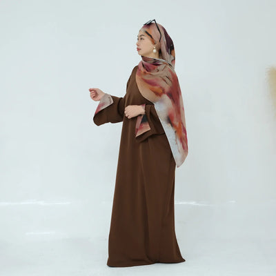 Muslim Maxi Dresses for Women Abaya Jalabiya Split Sleeve Eid Ramadan Morocco Dubai Kaftan Islam Vestidos Arab Long Robe 2025
