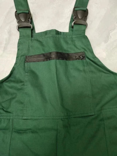 Bib Overalls Men Work Clothing Plus Size Protective Coveralls Strap Jumpsuits Multi Pockets Uniform Sleeveless Worker Pants 5xl