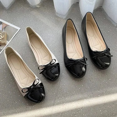 Non-slip Bowknot Comfortable Flat Ballerina Shoes for Women