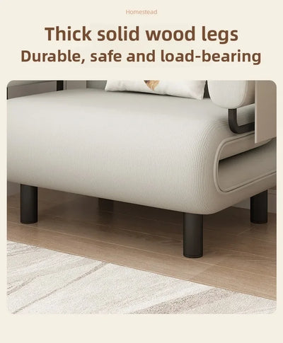 Sofa bed folding dual-purpose small apartment living room Internet celebrity telescopic bed single balcony