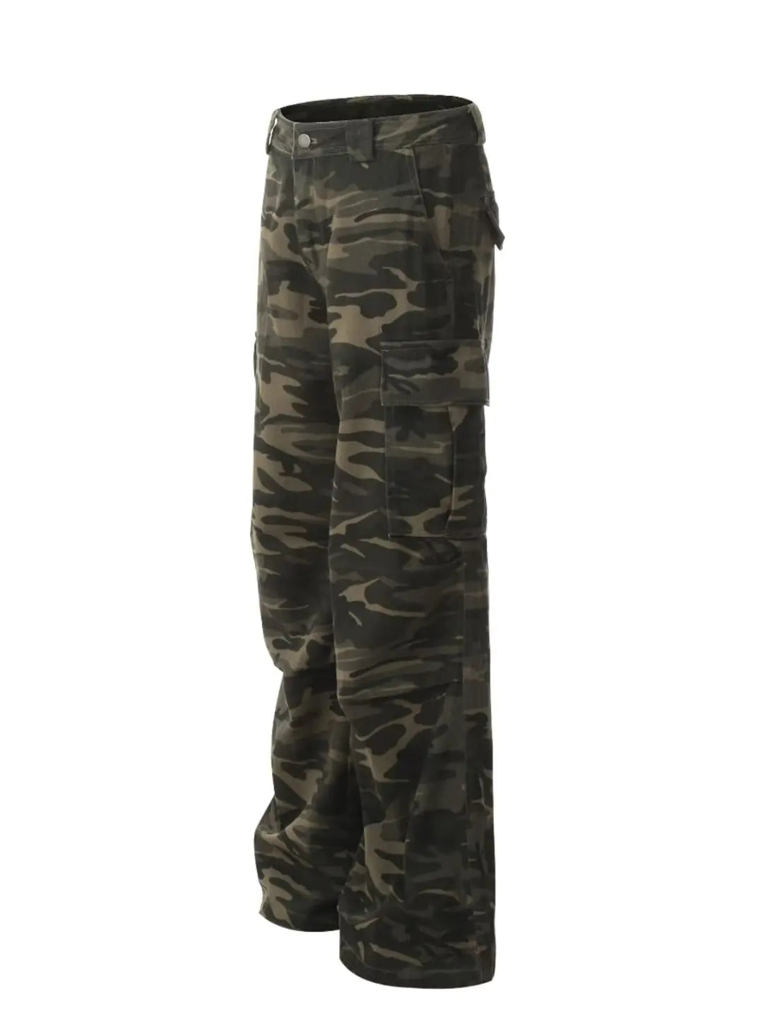 Simple Straight Trousers for Men Camouflage Pants New Casual Pants Man Lazy Comfortable New Literature and Art Trend