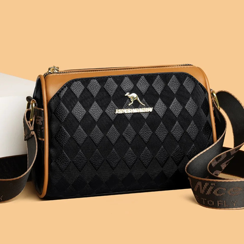 Luxury Handbags Women Bags Designer Crossbody Bags for Women Mother Soft Pu Leather Shoulder Purses Handbag Clutch 3 Layers Sac