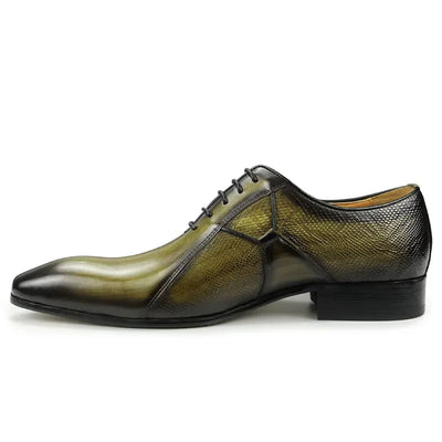 Men's Oxfords Leather Shoes for Male Office Formal Social Elegant Fashion Poited Toe Wedding Party High Quality Dress Offic Shoe
