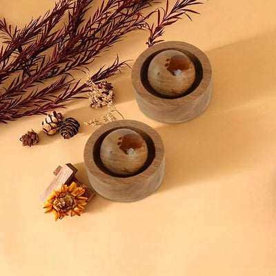 Car Wooden Essential Oil Diffusers-Spherical Design Natural Fragrance Dispersion Bedroom Decor Diffuser Car Home Room Fragrance