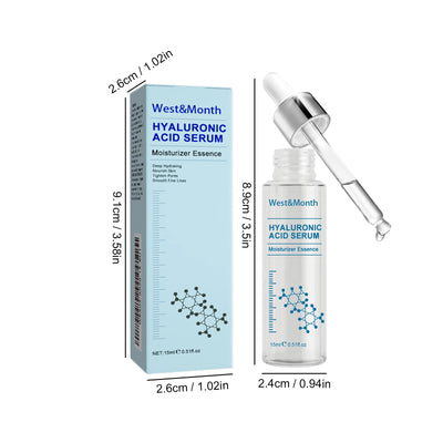 Hyaluronic Acid Facial Serum Fade Fine Line Wrinkle Shrink Pores Tightening Nourishing Deep Moisturizing Facial Skin Essence