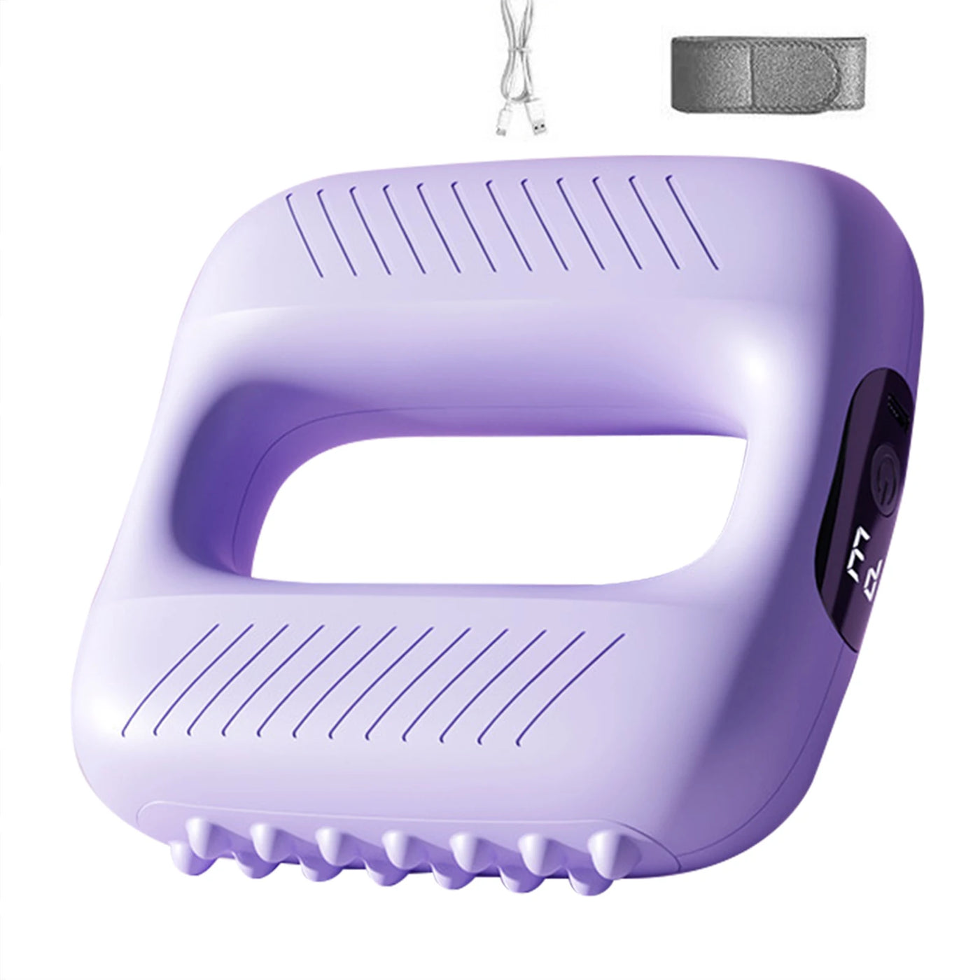 High-Intensity Fascia Rings Massager Cordless Mini With Belt Portable Deep Tissue Adjustables Vibration Massagers For Women