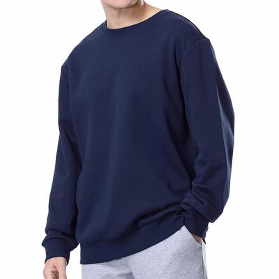 Basic Crewneck Sweatshirts for Men Women Comfy Pullover Tops Athletic
