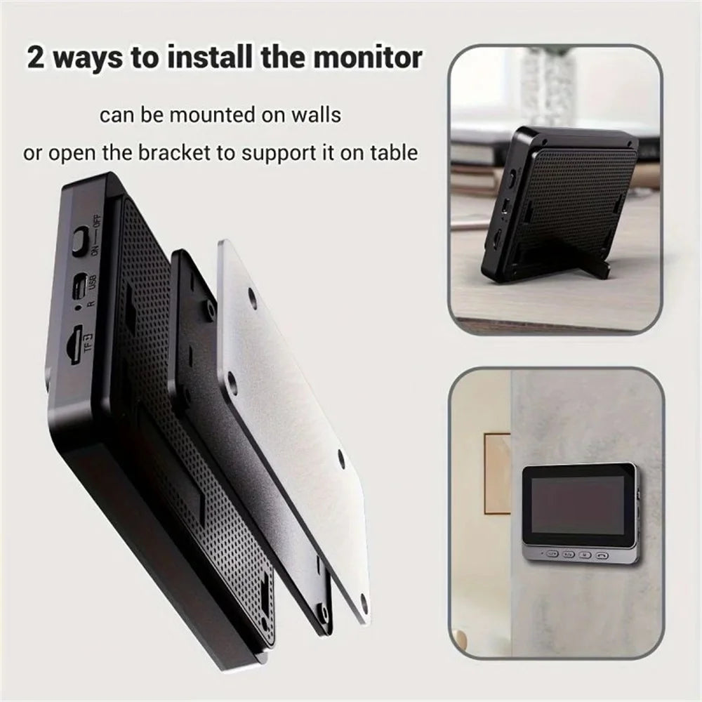 Outdoor Wireless Doorbell With Camera Bundle Video Doorbell Night Vision Smart Intercom Doorbell Security Protection