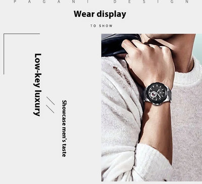 Mechanical watches, sports watches, high-end trendy men's watches, fashionable waterproof men's watches, steel straps