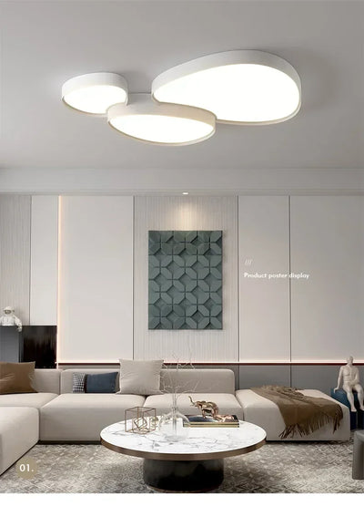 Modern LED Ceiling Lamp Simple Luxury Lighting for Living Room Bedroom Kitchen Cabinets Balcony Home Decor