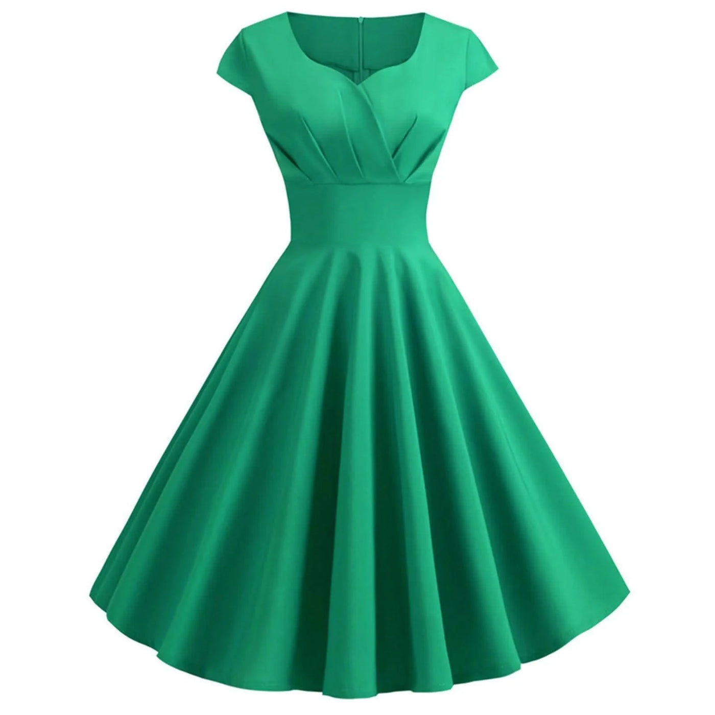 Pink Summer Elegant Party Midi Dress Women V Neck Vintage Robe Elegant Vintage Rockabilly Pin Up Party Office Midi Dresses