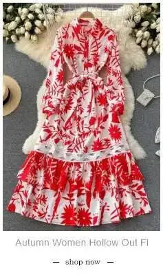 Women Maxi Chiffon Dress Summer Bohemian Rabbits Flower Porcelain Print Clothing Floor Length Flare Sleeve Long Vestidos