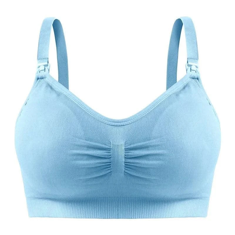 Maternity Nursing Bras Detachable Breathable Breastfeeding Pregnant Women Seamless Underwear Breast Feeding Plus Size Bralette