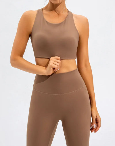 Women Yoga Set  2 Piece Workout Sportswear Gym Clothing Fitness Crop Top High Waist Push Up Leggings High quality Sports Suits