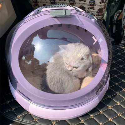 Pet Air Carrier Strong Bearing Capacity Travel Portable Car Space Capsule Small Cats Carriers Breathable Pet Products Supplies