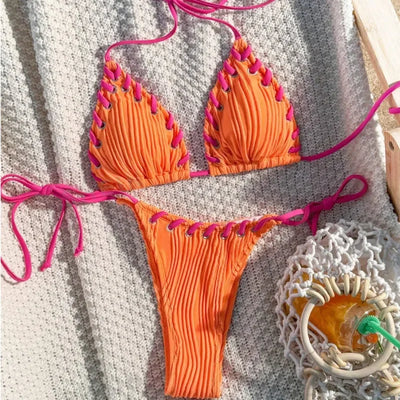 Sexy Bikinis 2025 Women's Swimwear Female Swimsuit For Swimming Wear Bathing Suits Brazilian Bikini Set Beachwear Pool Bather