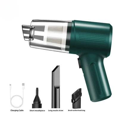 Portable Wireless Car Vacuum – Compact High-Suction Handheld with Blower Function for Easy Car & Small Space Cleaning