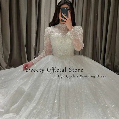 Wedding Dress Beading With Embroidery Lace Sequins