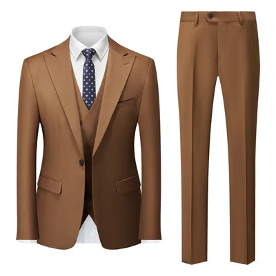 Italian Business Gentleman Slim Suit, Groom Wedding Blazers, Men's Blazers, Italian Costume, Sizes M to 5XL