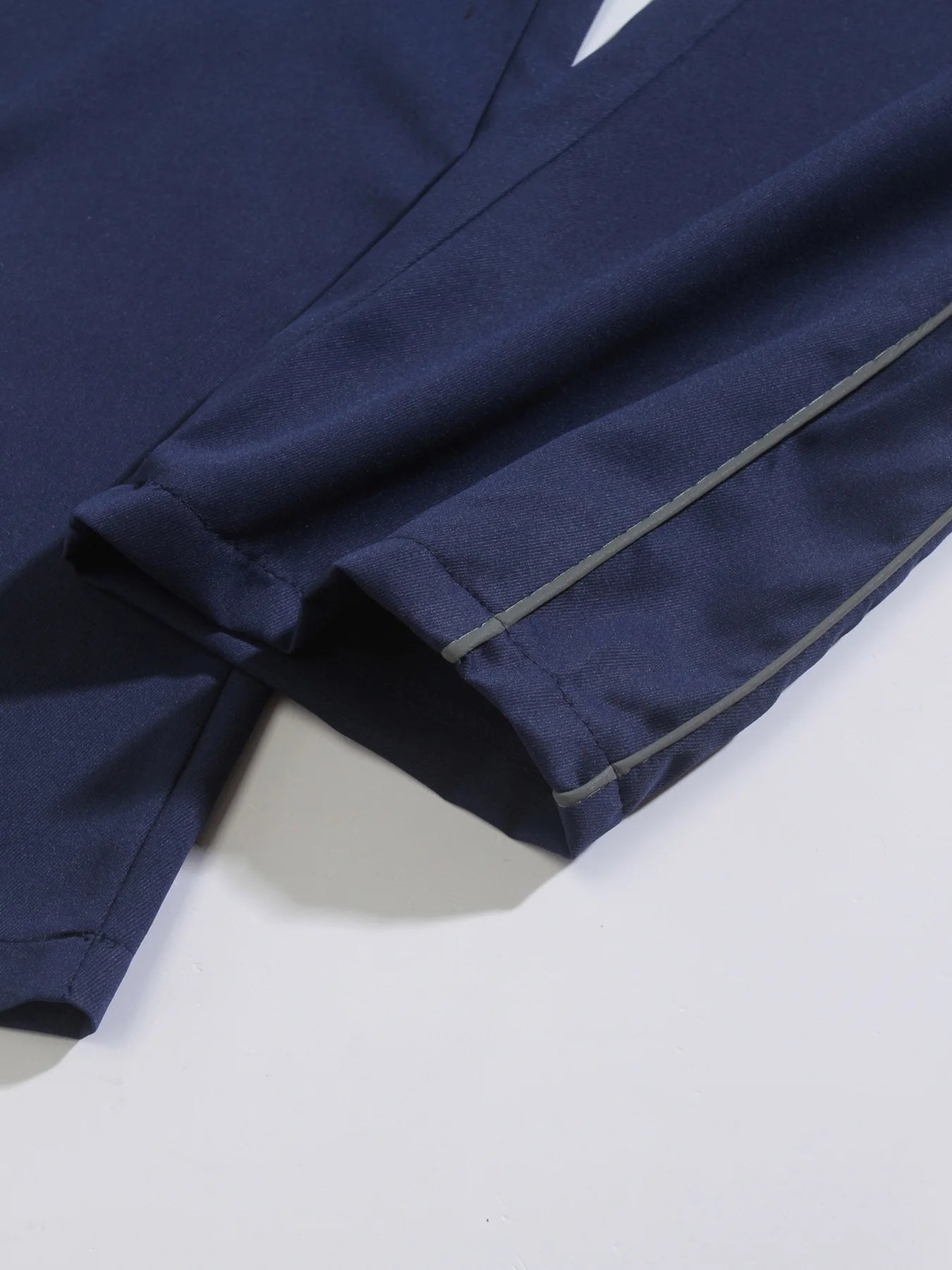 Men's New Woven Trousers High Street Trend Retro Casual Cuff Long Pants