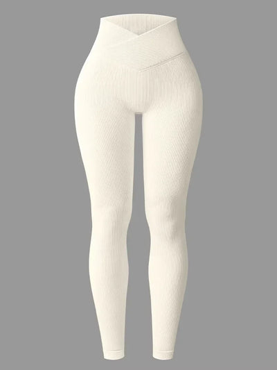 2025 New Knited Leggings Women Seamless Slim Tights Gym Trainning High Waist Hip Liftting High Elastic Yoga Fitness Pants