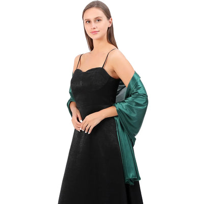Elegant Silky Evening Dresses Shawls for Women Wedding Party Shawl Bride Bridesmaid Boleros Shrugs Banquet Capes Wraps