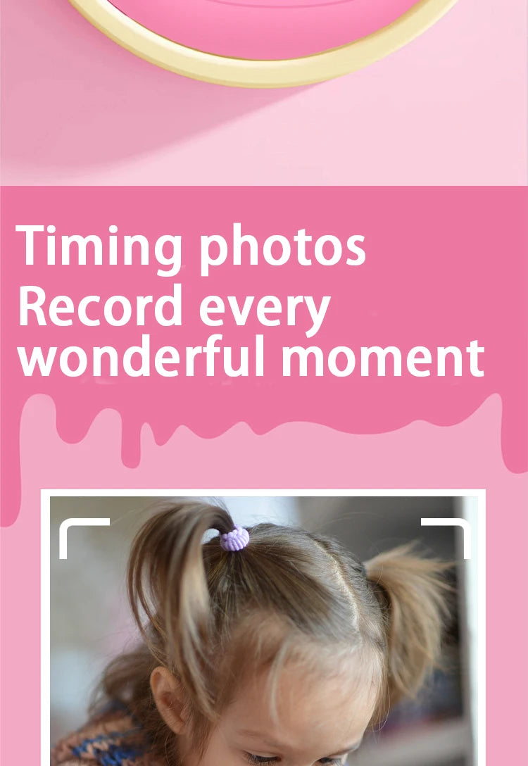Children Digital Camera Instant Print Toys For Kids Thermal Print Camera HD 1080P Instant Photo Printing Camera Video Toys Gift