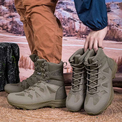 Men's Combat Boots  Boots Outdoor Hiking Shoes - Wear - resistant and Anti - slip for Hiking and Mountain Climbing