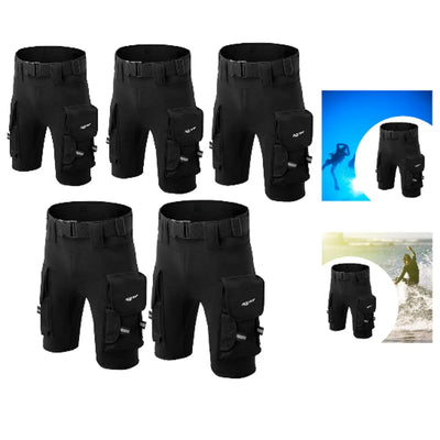 Scuba Diving Shorts Wetsuits Pants Large Capacity Pockets Wetsuit Shorts Men Submersible Pants for Women Swimming Men Surfing