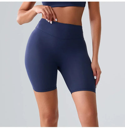 Women Sports Biker Shorts Women High Waist Yoga Shorts Cycling Shorts Push Up Fitness Leggings Tummy Control Yoga Slim Shorts