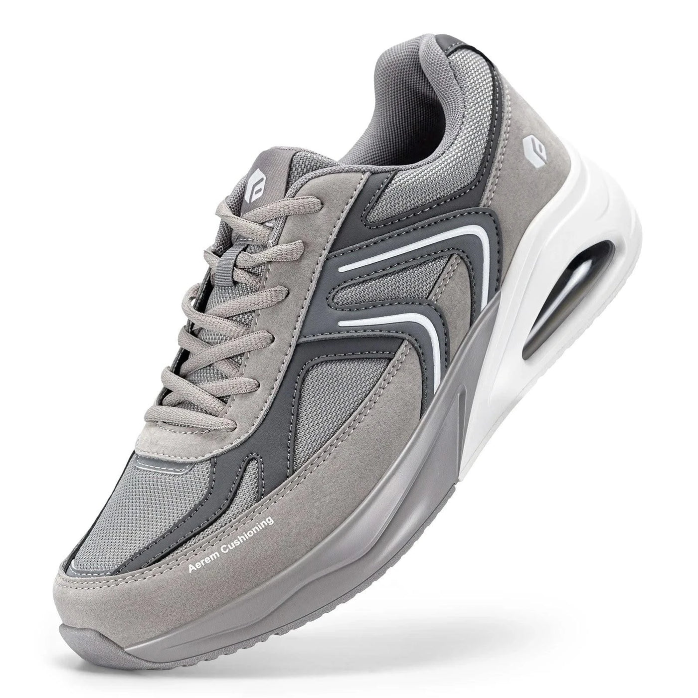 Fitville Extra Wide Walking Shoes for Men Wide Cushioned Sports Shoes For Swollen Feet Flat Feet Arch Fit Relieve Heel Pain