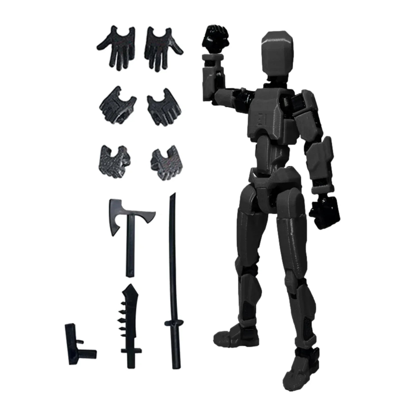 Multi-Jointed Action Figure Movable Shapeshift Robot 3D Printed Mannequin Dummy Figures Toys Kids Adults Parent-children Games